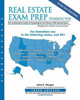 Paperback Real Estate Exam Prep (Pearson VUE)-3rd edition: The Authoritative Guide to Preparing for the Pearson VUE General Exam Book