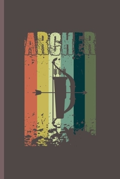 Archer: Cool Animated Archer Vintage Player Design Sayings Blank Journal Gift(6"x9") Dot Grid Notebook to write in