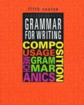 Paperback Grammar for Writing, 5th Course (Grammar for Writing Ser. 2) Book