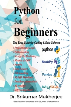 Paperback Python for Beginners: The Easy Guide to Coding & Data Science Book