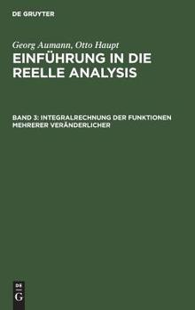 Hardcover Integralrechnung Der Funktionen Mehrerer Veränderlicher [German] Book