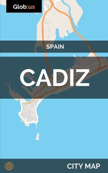 Paperback Cadiz, Spain - City Map Book