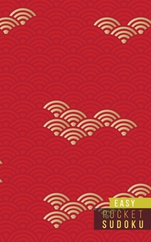 Pocket Sudoku Easy: 158 Easy Sudoku Puzzles | Pocket Sudoku Puzzle Books | Large Print Sudoku Puzzle Books For Adults | Sudoku For Seniors | Travel Size | Japanese Art