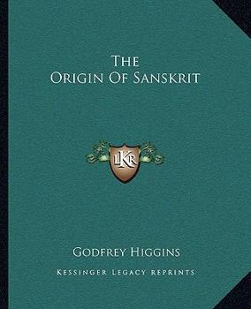 Paperback The Origin Of Sanskrit Book