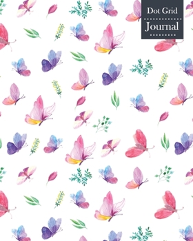 Dot Grid Journal: Notebook Planner with Unique Butterflies Themed Cover Design