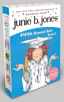 Paperback Junie B. Jones Fifth Boxed Set Ever!: Books 17-20 [With Collectible Stickers] Book