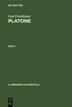 Hardcover Platone [Italian] Book