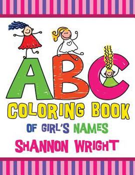 Paperback ABC Coloring Book of Girl's Names Book