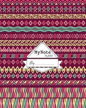 Paperback Notebook: My Note My Idea,8 x 10, 110 pages: Trible: (School Notebooks) Book