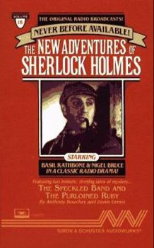 Audio Cassette New Adventures of Sherlock Holmes Vol#18: Adven Speckld Band/Purloined Ruby Cst Book