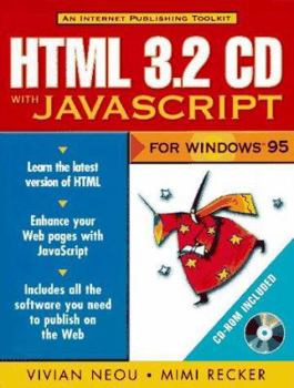 Textbook Binding HTML 3 2 CD with JavaScript for Windows 95 Book