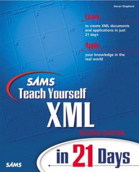 Paperback Teach Yourself XML in 21 Days Book