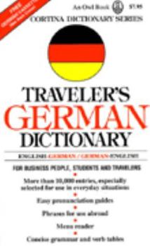 Paperback Traveler's German Dictionary (Cortina Dictionary) Book