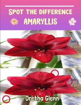 Paperback Spot the difference Amaryllis: Picture puzzles for adults Can You Really Find All the Differences? Book