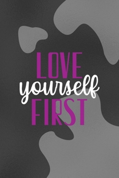 Love Yourself First: Notebook Journal Composition Blank Lined Diary Notepad 120 Pages Paperback Black Texture Vitiligo