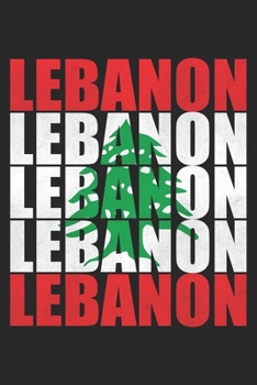 Lebanon: Lebanon Notebook Blank Dot Grid beirut homeland Journal dotted with dots 6x9 120 Pages Checklist Record Book lebanon roots Take Notes Gift ... Boys orient Christmas Gift for lebanon lovers