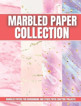 Marbled Paper Collection :marbled papers for bookbinding and other paper crafting projects