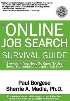 Hardcover The Online Job Search Survival Guide Book