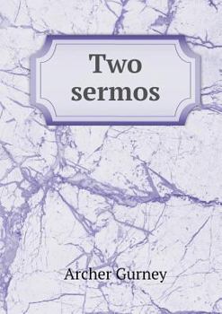 Paperback Two sermos Book