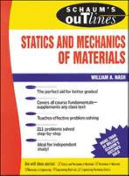 Paperback Schaum's Outline of Statics and Mechanics of Materials Book
