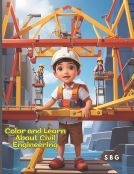 Paperback Color and Learn About Civil Engineering Book