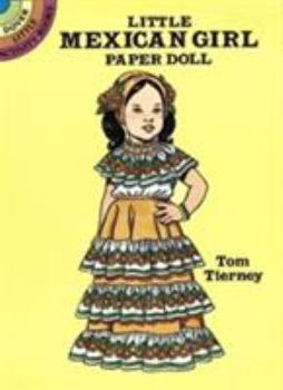 Paperback Little Mexican Girl Paper Doll Book