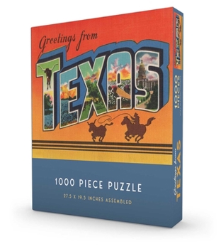 Misc. Greetings from Texas Puzzle 1000 Piece Book