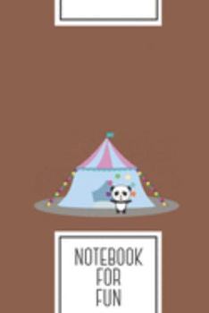 Notebook for Fun: Lined Journal with Panda in Circus juggling Design - Cool Gift for a friend or family who loves performance presents! | 6x9" | 180 ... Brainstorming, Journaling or as a Diary