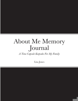 Paperback About Me Memory Journal Book