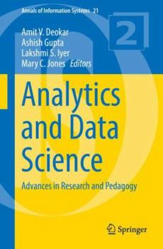 Paperback Analytics and Data Science: Advances in Research and Pedagogy Book