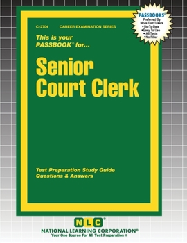 Paperback Senior Court Clerk Book