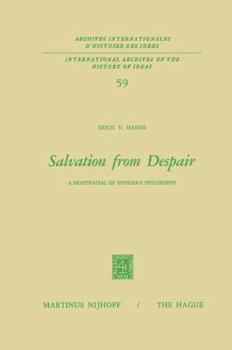 Paperback Salvation from Despair: A Reappraisal of Spinoza's Philosophy Book