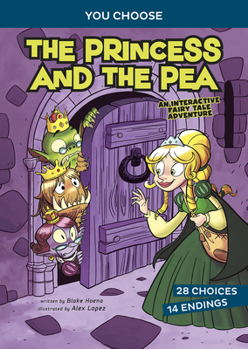 Hardcover The Princess and the Pea: An Interactive Fairy Tale Adventure Book
