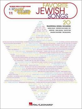 Paperback Favorite Jewish Songs: E-Z Play Today Volume 11 Book