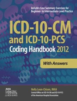 Paperback ICD-10-CM and ICD-10-PCs Coding Handbook with Answers 2012 Book