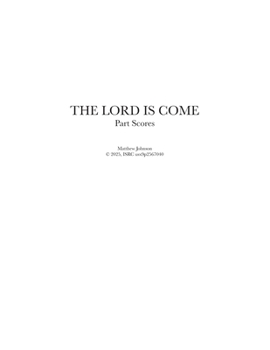 Paperback The Lord Is Come: Part Scores Book