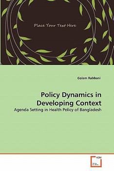 Paperback Policy Dynamics in Developing Context Book