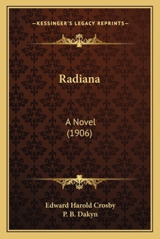 Paperback Radiana: A Novel (1906) Book