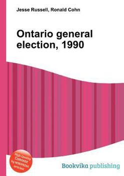 Paperback Ontario General Election, 1990 Book
