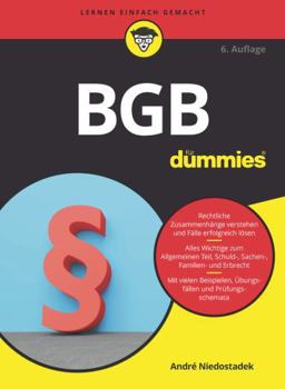 Paperback BGB für Dummies (German Edition) [German] Book