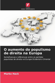 Paperback O aumento do populismo de direita na Europa [Portuguese] Book