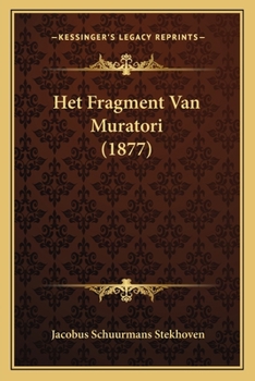 Paperback Het Fragment Van Muratori (1877) [Dutch] Book