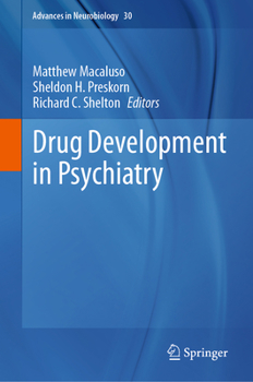 Hardcover Drug Development in Psychiatry Book