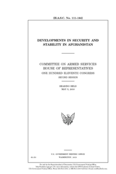 Developments in security and stability in Afghanistan