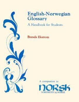 Paperback English-Norwegian Glossary: A Handbook for Students Book