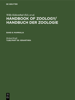 Hardcover Xenarthra [German] Book