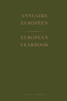 Hardcover European Yearbook / Annuaire Européen, Volume 13 (1965) Book
