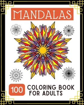 Paperback mandalas: Coloring Book For Adults Book