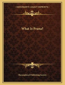 Paperback What Is Prana? Book