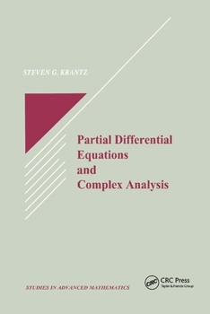 Paperback Partial Differential Equations and Complex Analysis Book
